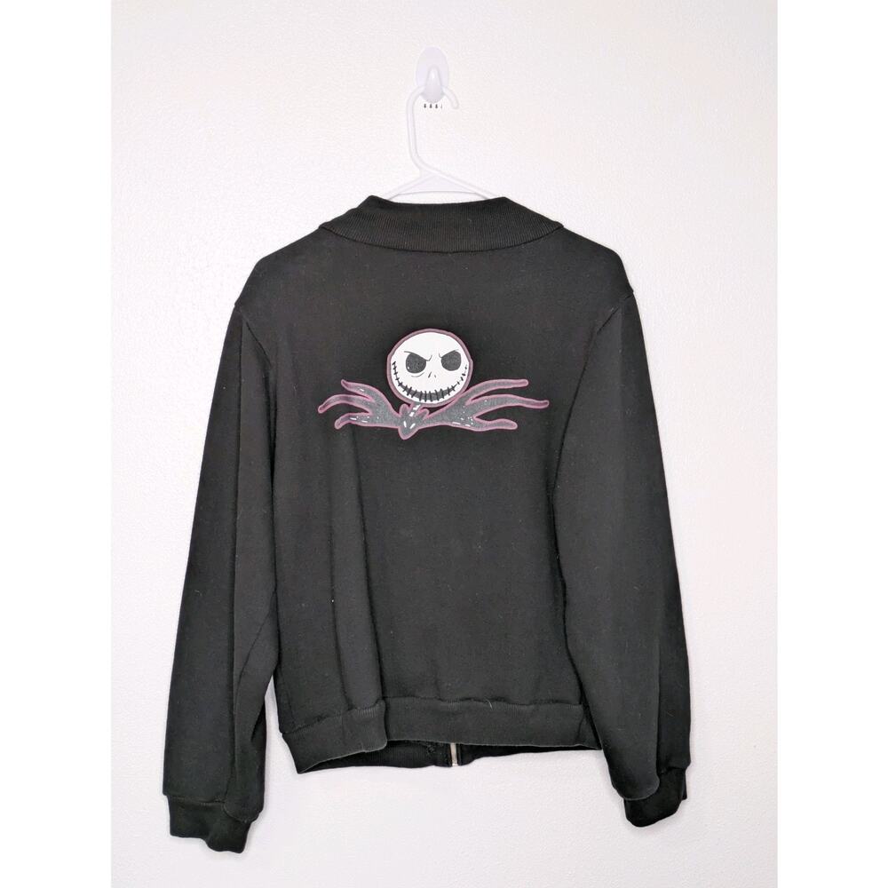 VTG Y2K The Nightmare Before Christmas Jack Skellington Zip Up Size Large
